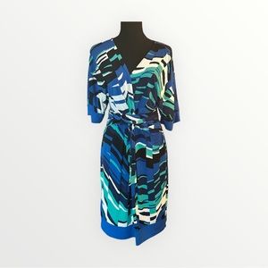 BCBGMAXAZRIA Kaitlin Print Dress